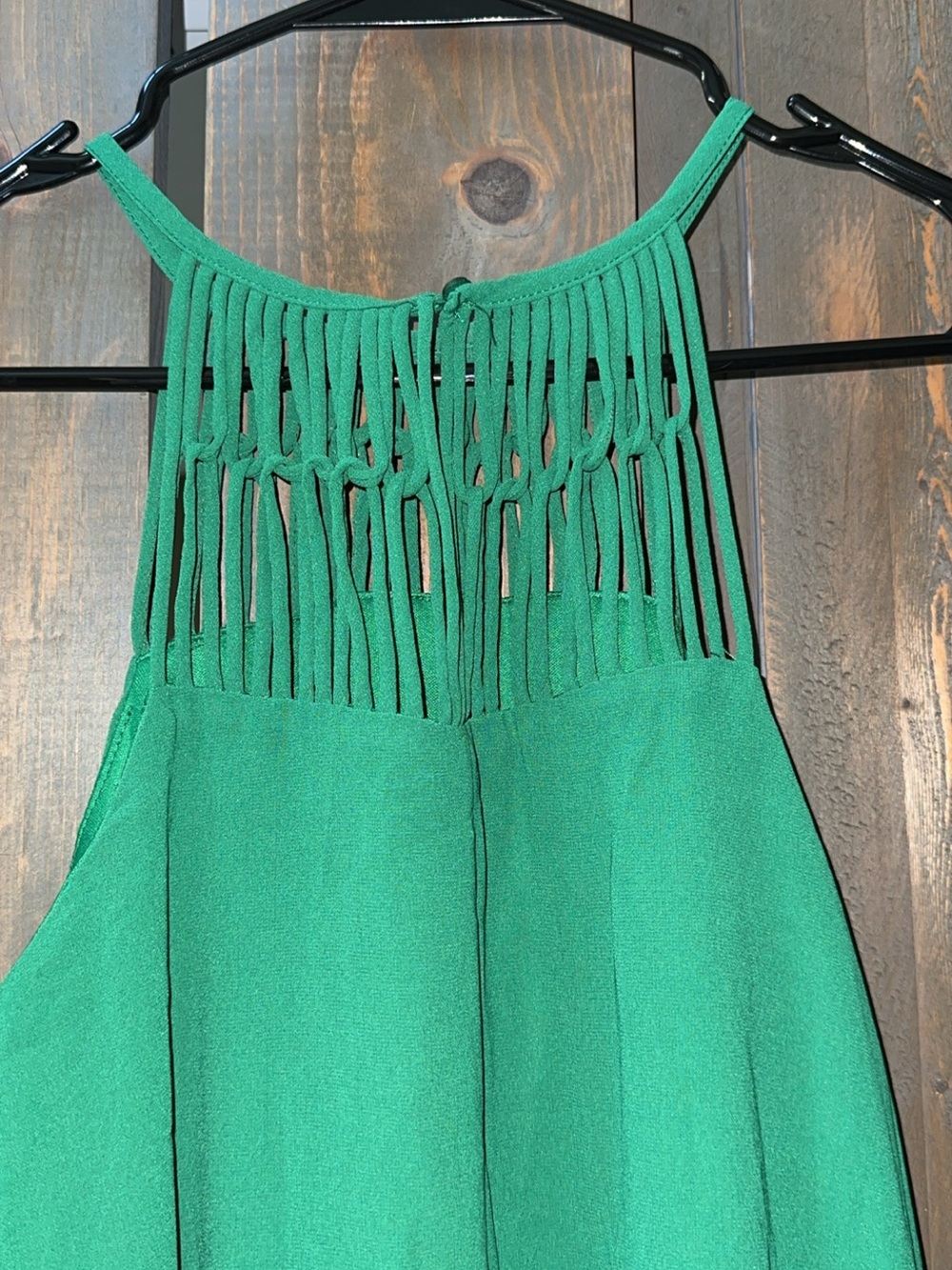 Lulus Green Halter Swing Dress Medium - Picture 7 of 10